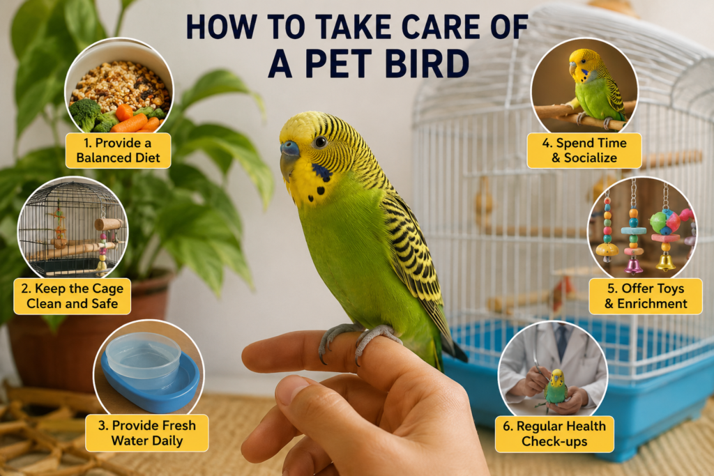 How to Take Care of a Pet Bird